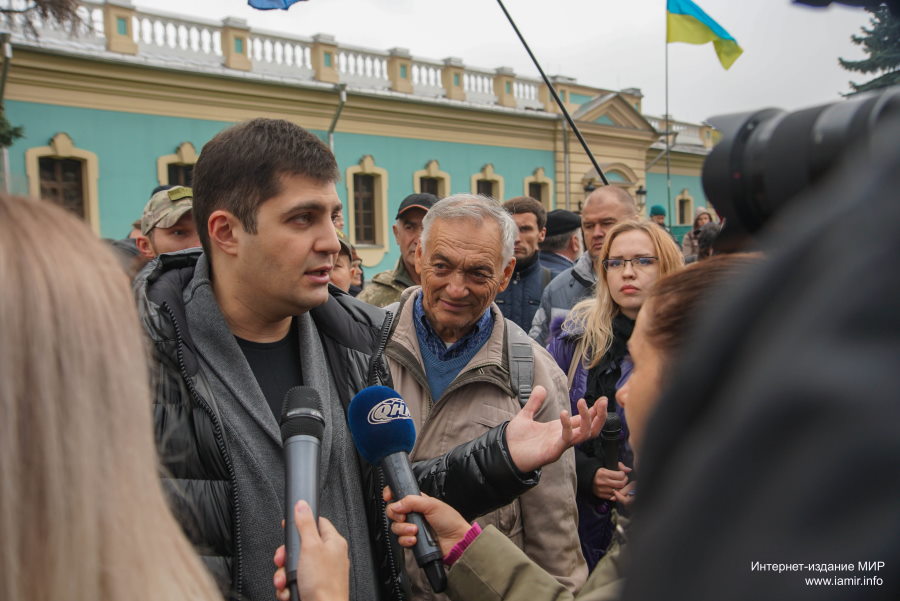 Давід Сакварелідзе зібрав під ГПУ акцію, вимагаючи відставки Віктора Шокіна